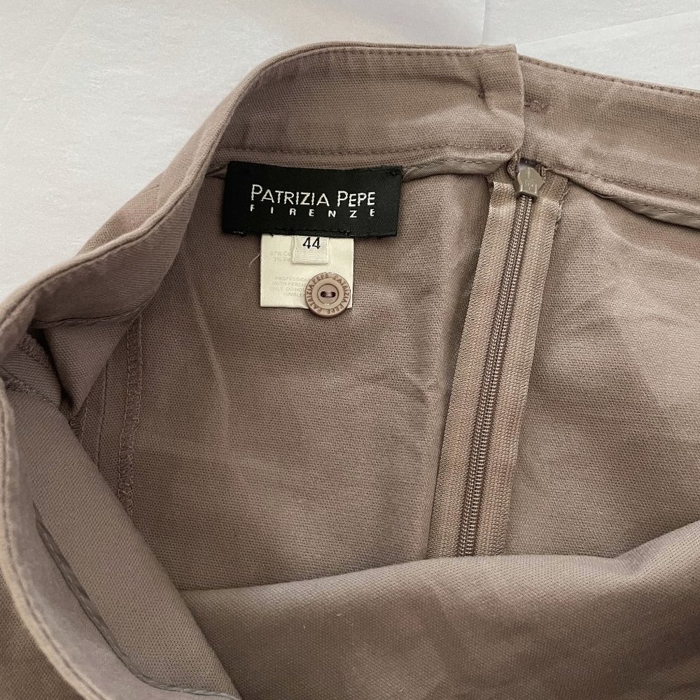 Patrizia Pepe Pencil Skirt Made in Italy Mauve Purple Cotton Blend, size 44
